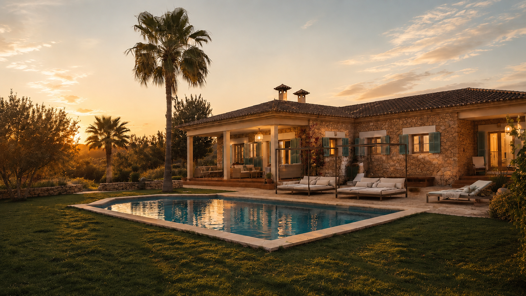 Countryside villa and grounds