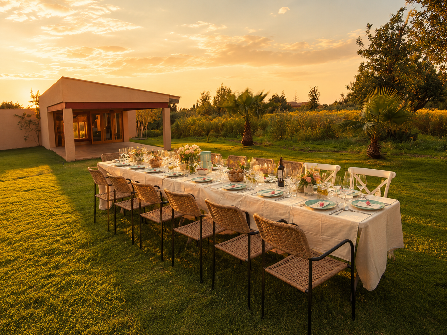 Organic Garden and Outdoor Dining